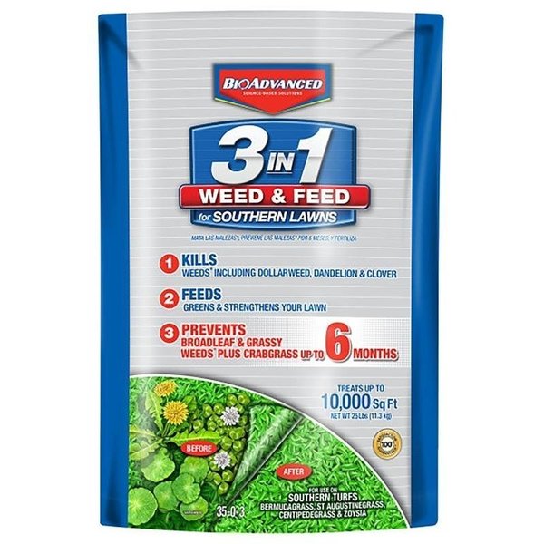Bioadvanced Weed and Feed Fertilizer, Granular, 25 lb 704841T